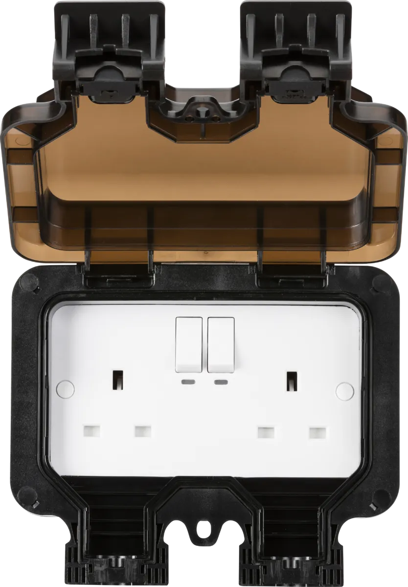 Knightsbridge OP9KW Smart Weathproof IP66 13A 2G Outdoor Socket