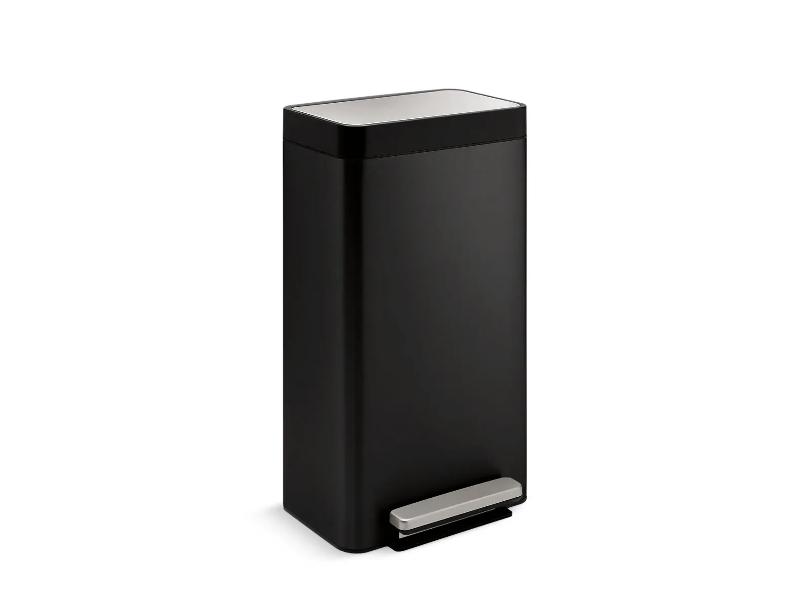 KOHLER K-20941 8-gallon loft stainless steel step trash can