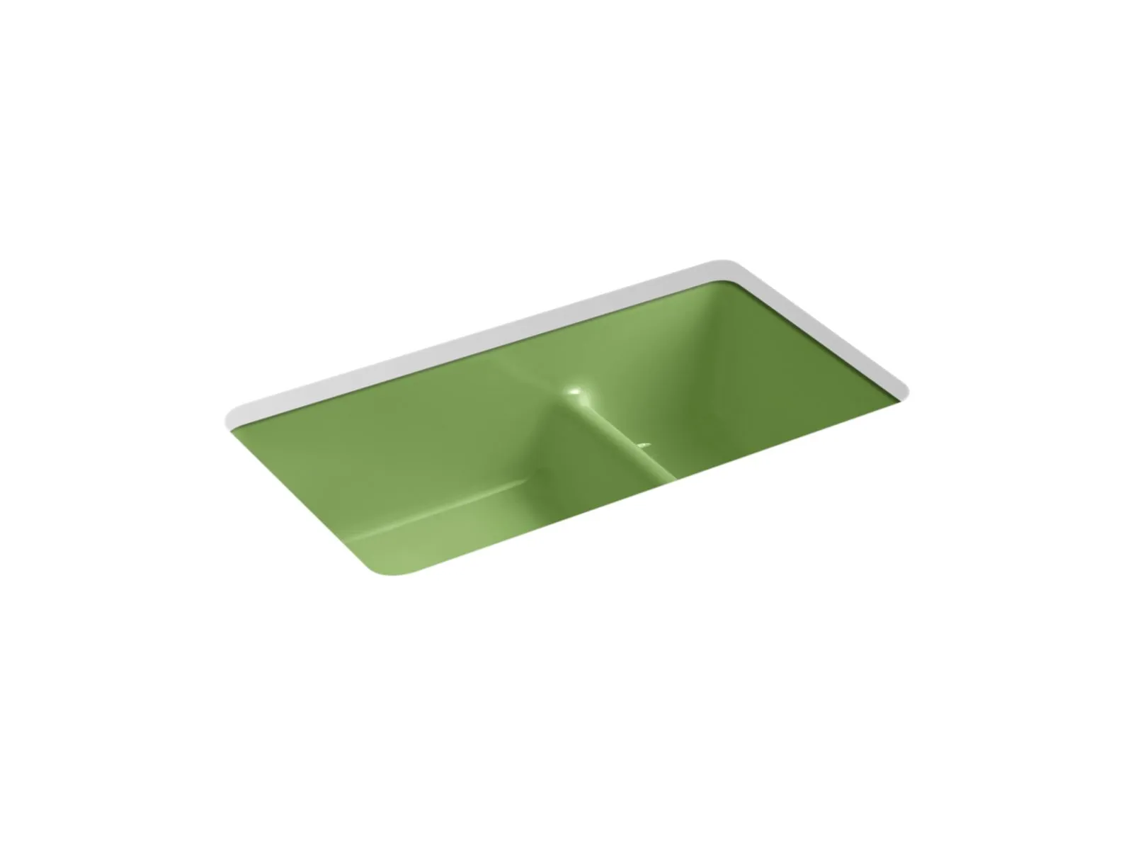 KOHLER K-6625 Iron/Tones Smart Divide 33" top-/undermount double-bowl kitchen sink