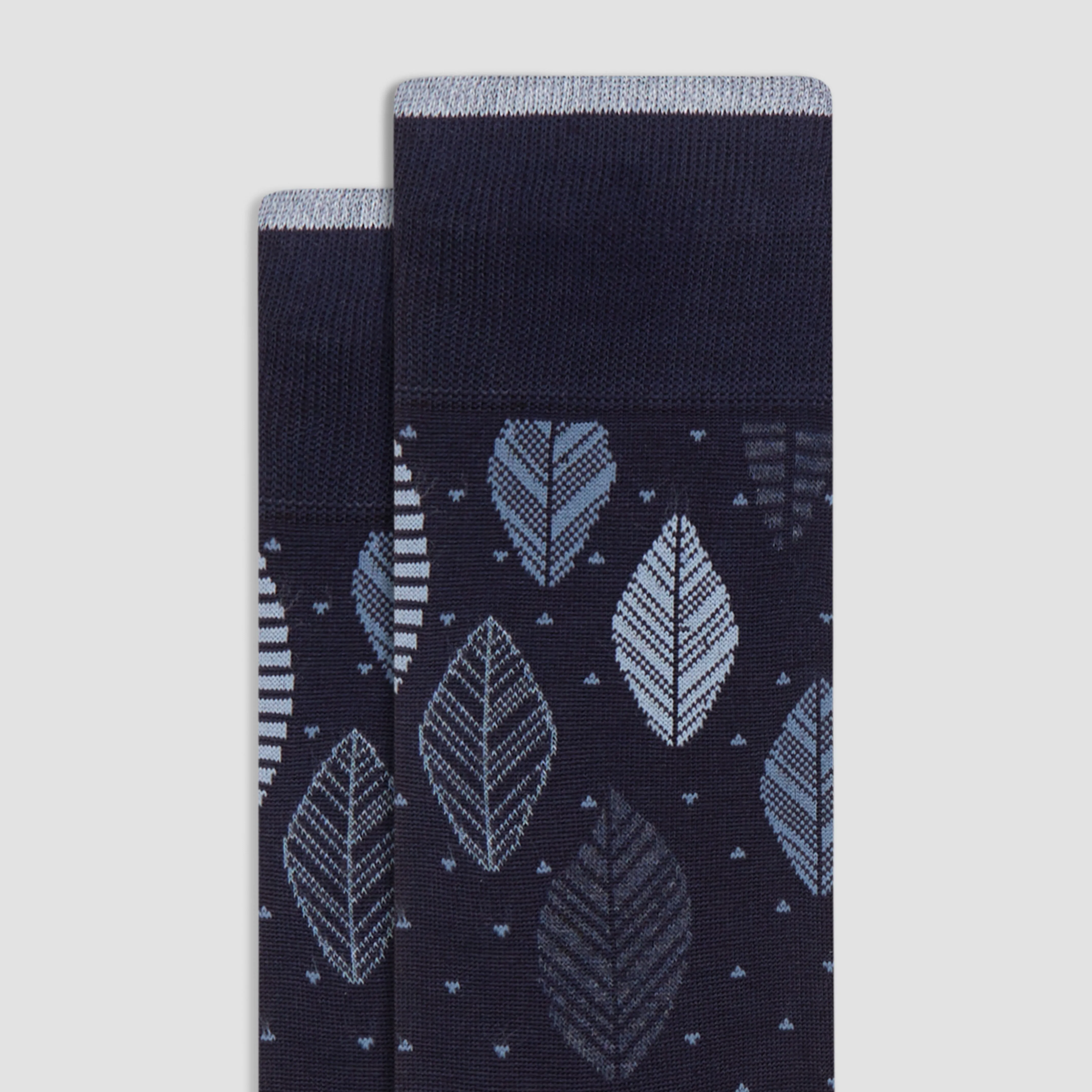 Leaves Mid-Calf Socks