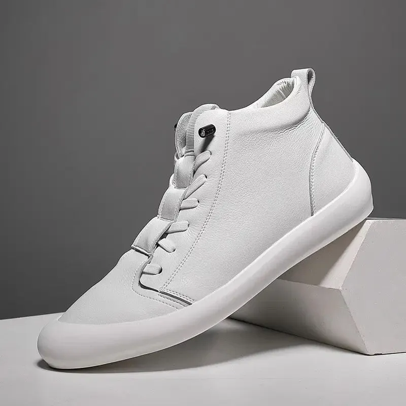 Light Hightop Sneaker- White