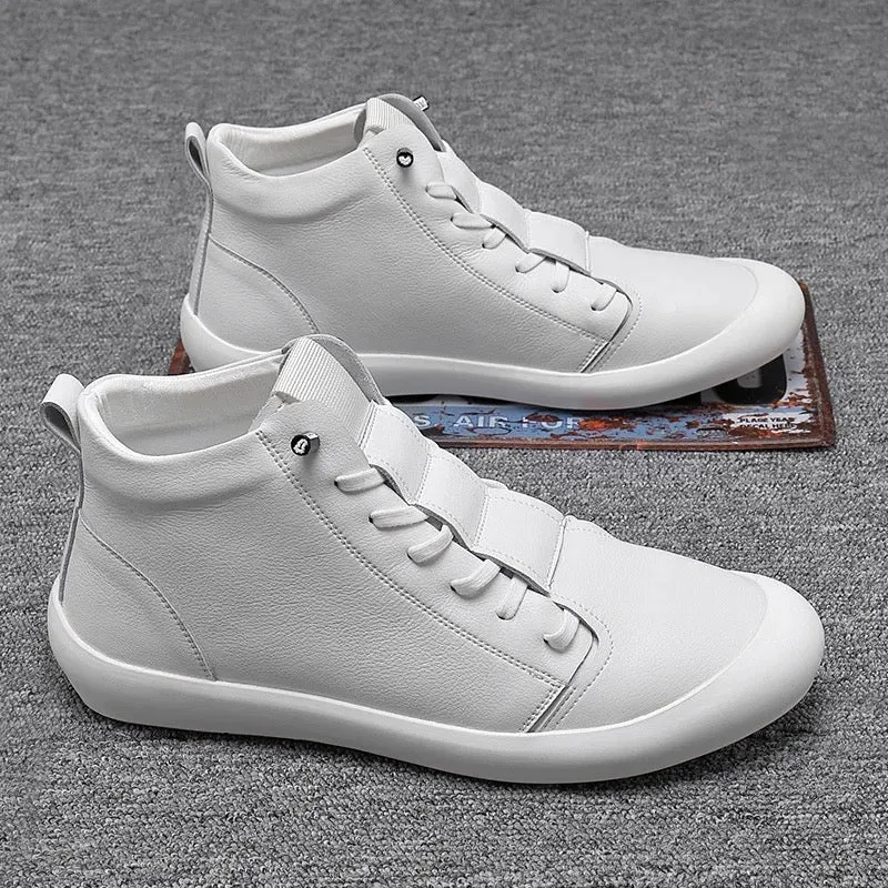 Light Hightop Sneaker- White