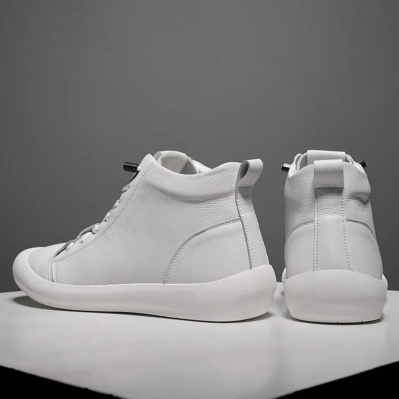 Light Hightop Sneaker- White