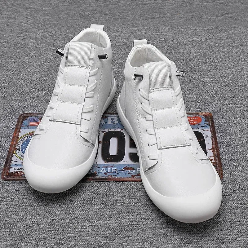 Light Hightop Sneaker- White
