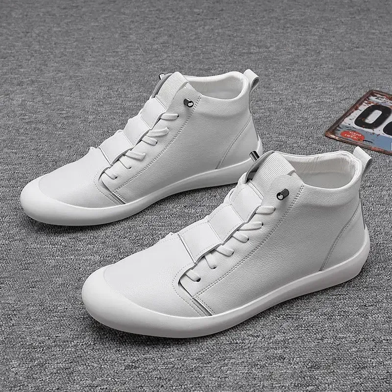 Light Hightop Sneaker- White