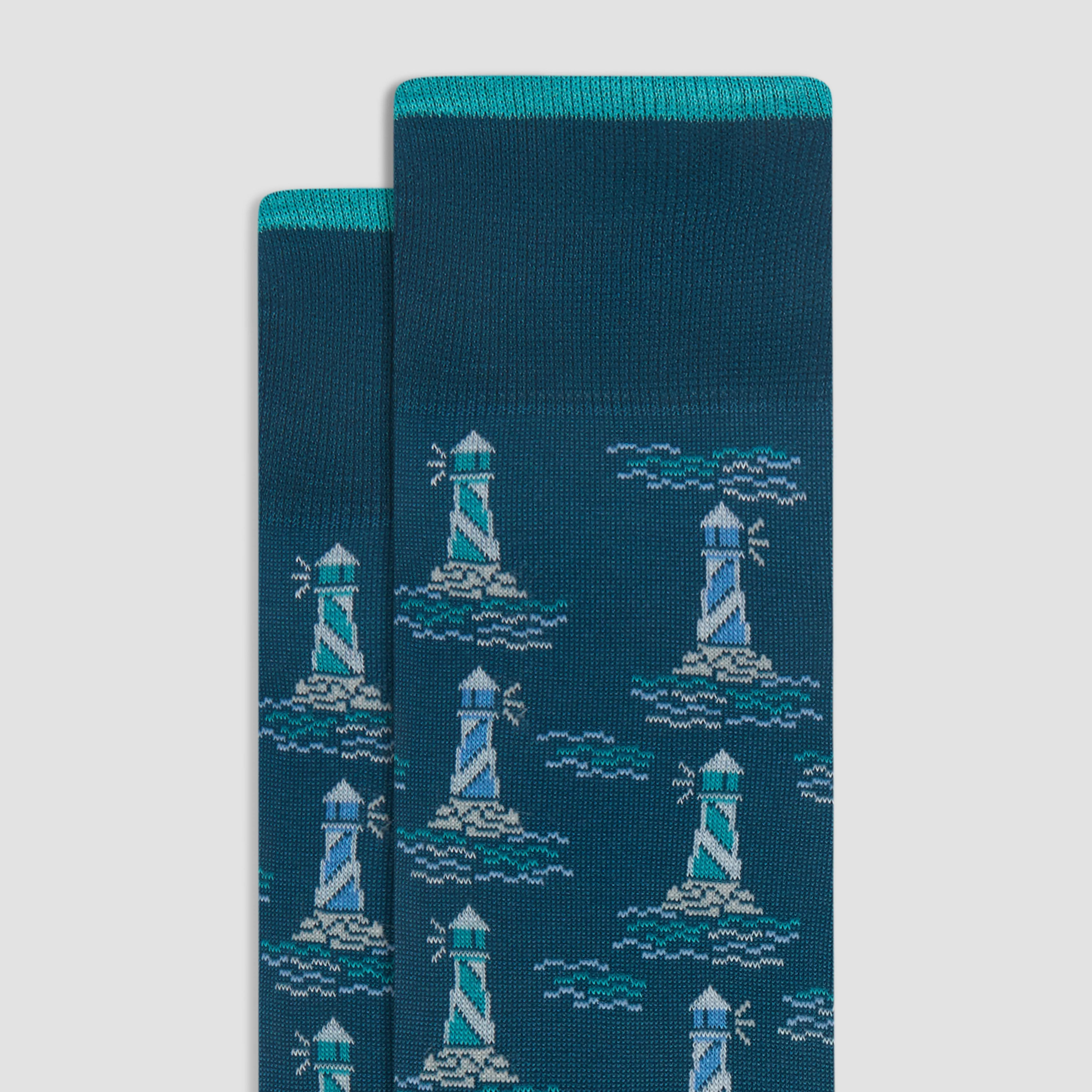Lighthouse Mid-Calf Socks