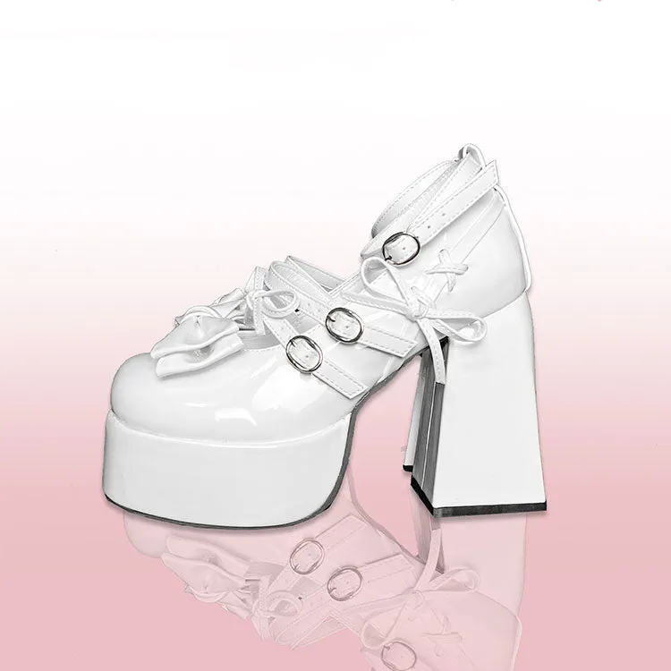 Lolita Bow Heels Shoes
