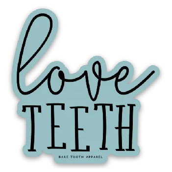 Love Teeth Mini Sticker