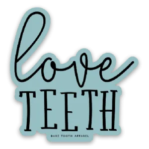 Love Teeth Mini Sticker