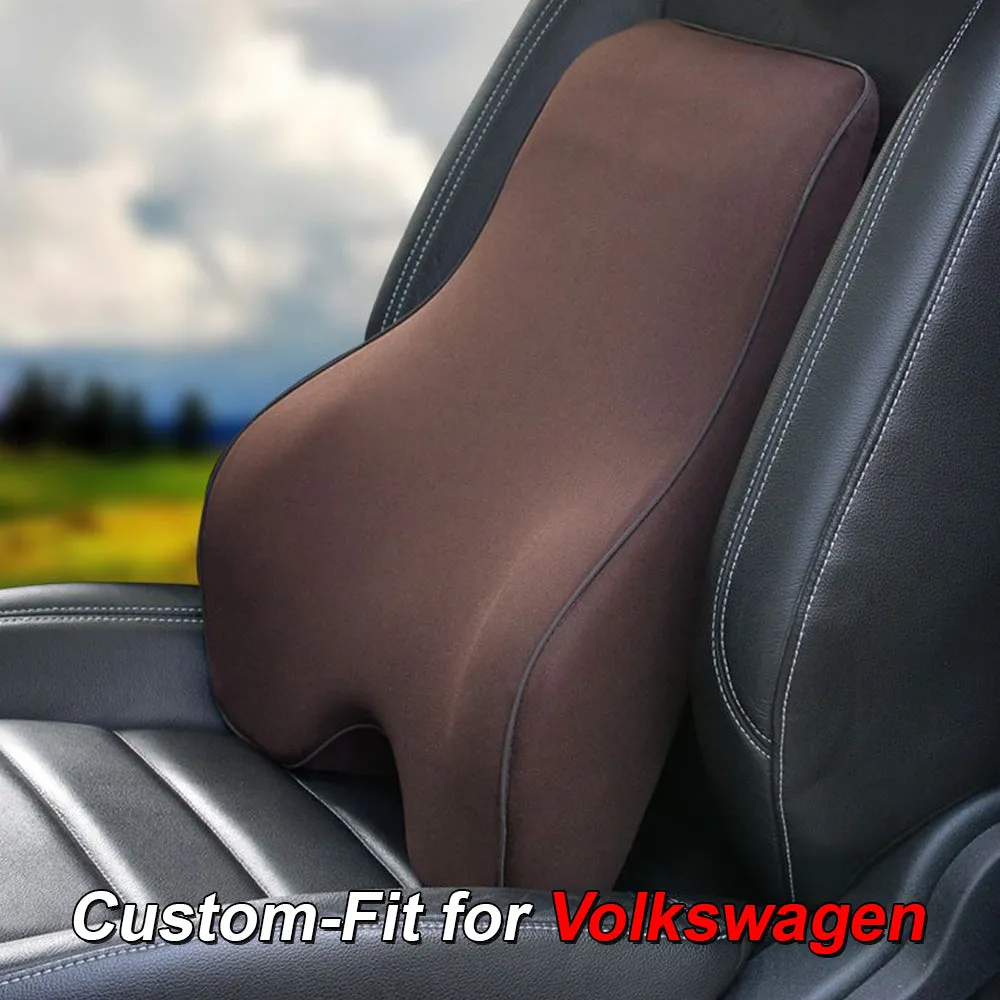 Lumbar Support Cushion for Car and Headrest Neck Pillow Kit, Custom-Fit For Car, Ergonomically Design for Car Seat, Car Accessories WAMY254