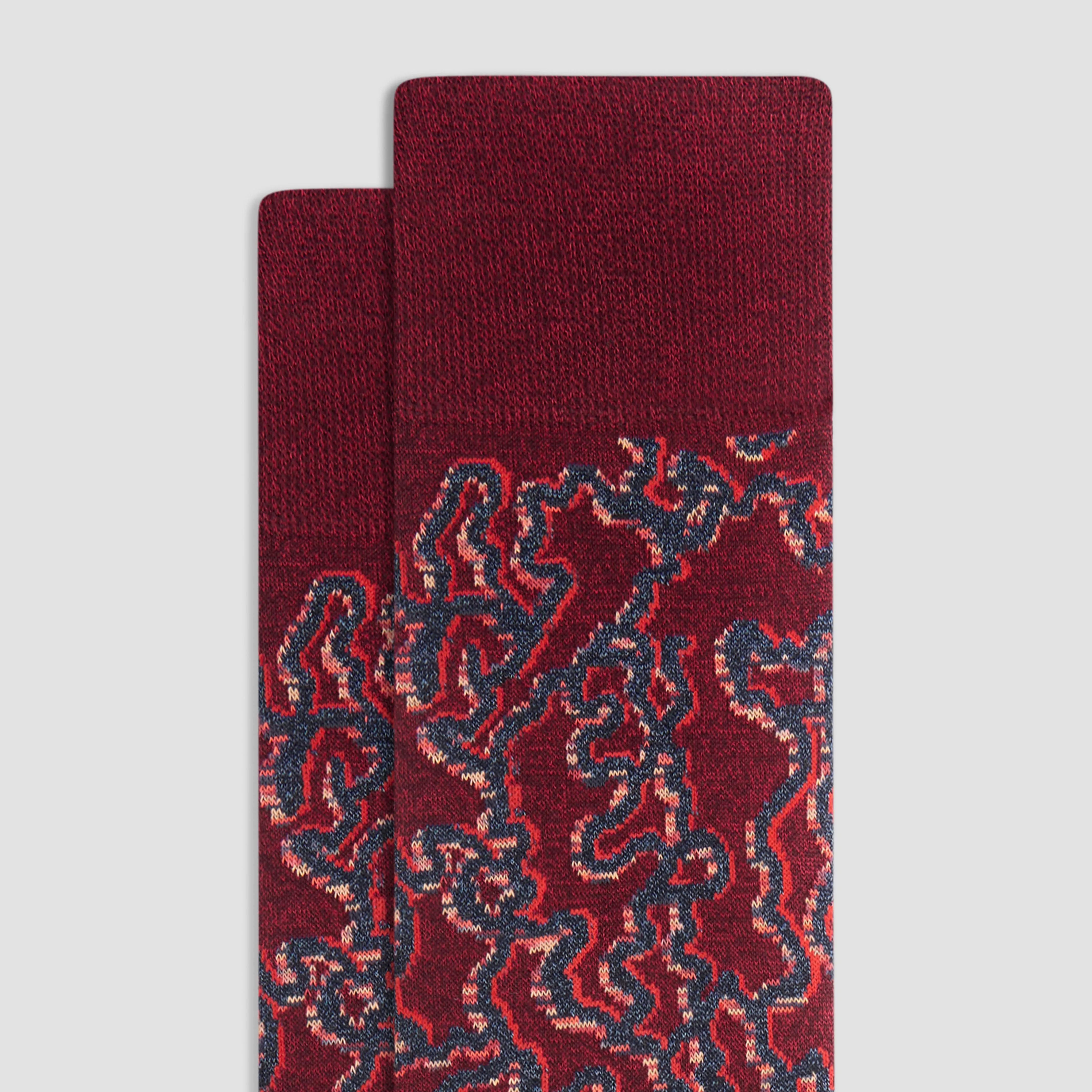 Marbled Mid-Calf Socks