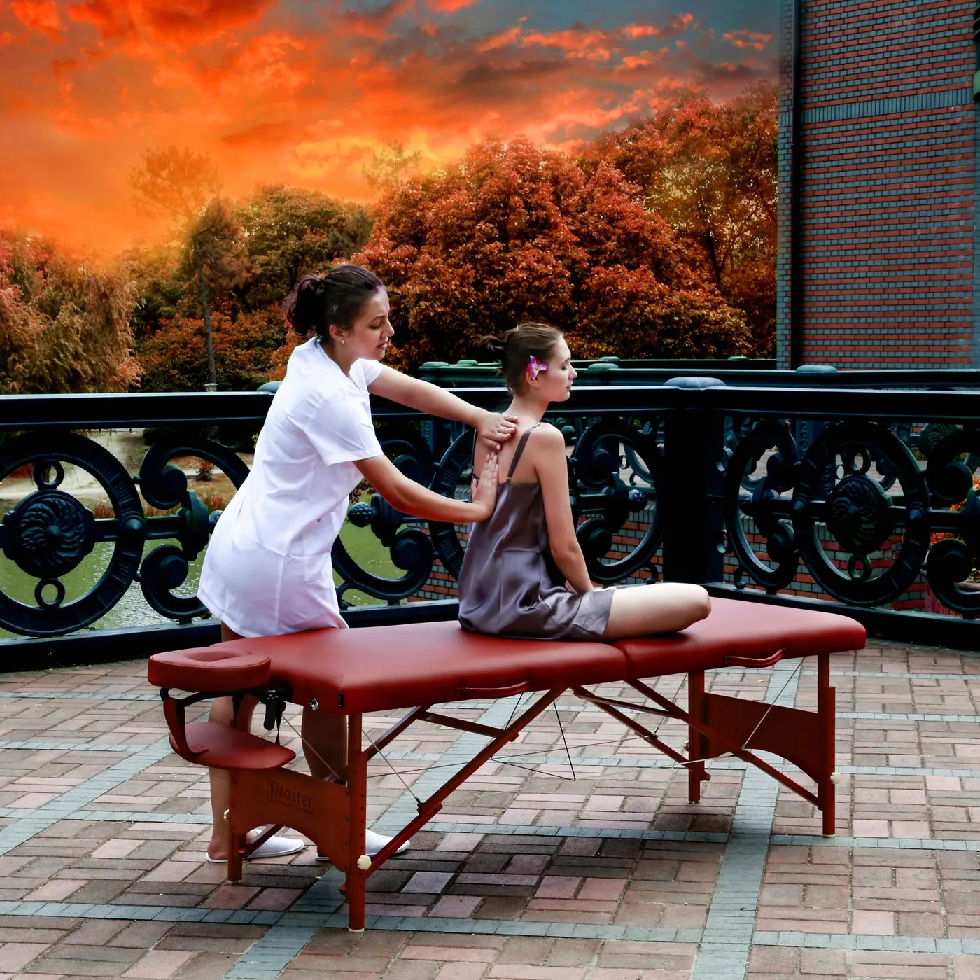 Master Massage FAIRLANE™ 25" Portable Massage Table Package