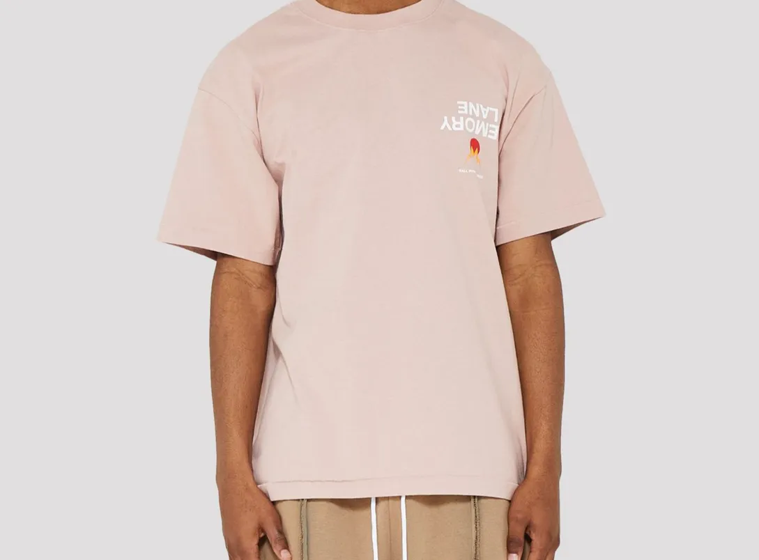 Memory Lane Vetica 180 Tee (Dust PInk)