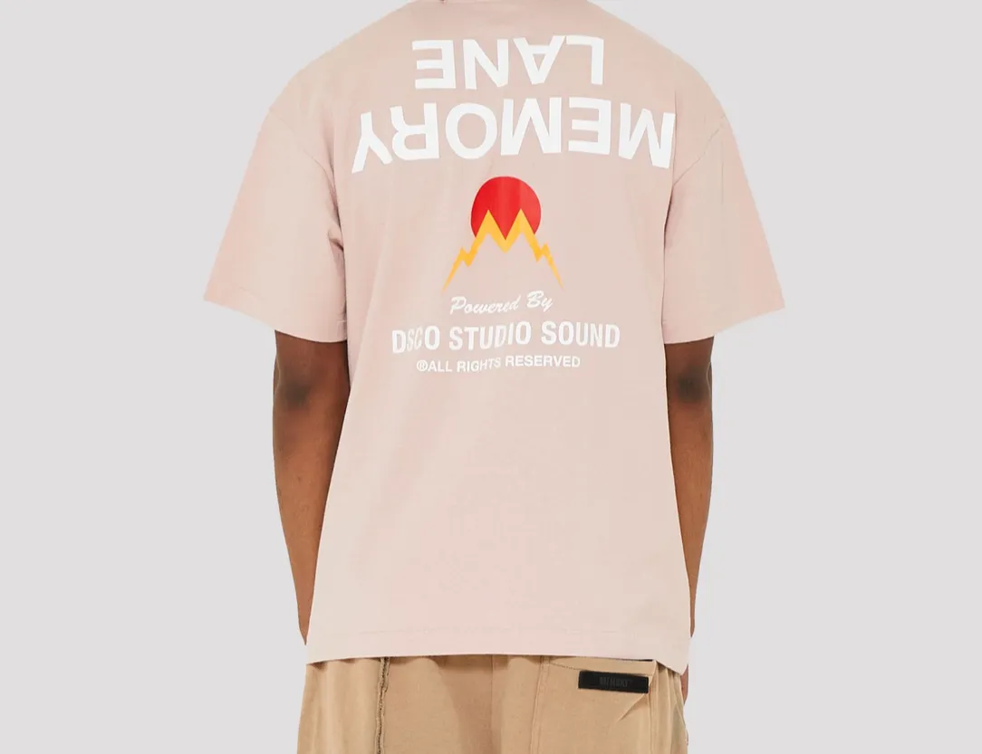 Memory Lane Vetica 180 Tee (Dust PInk)