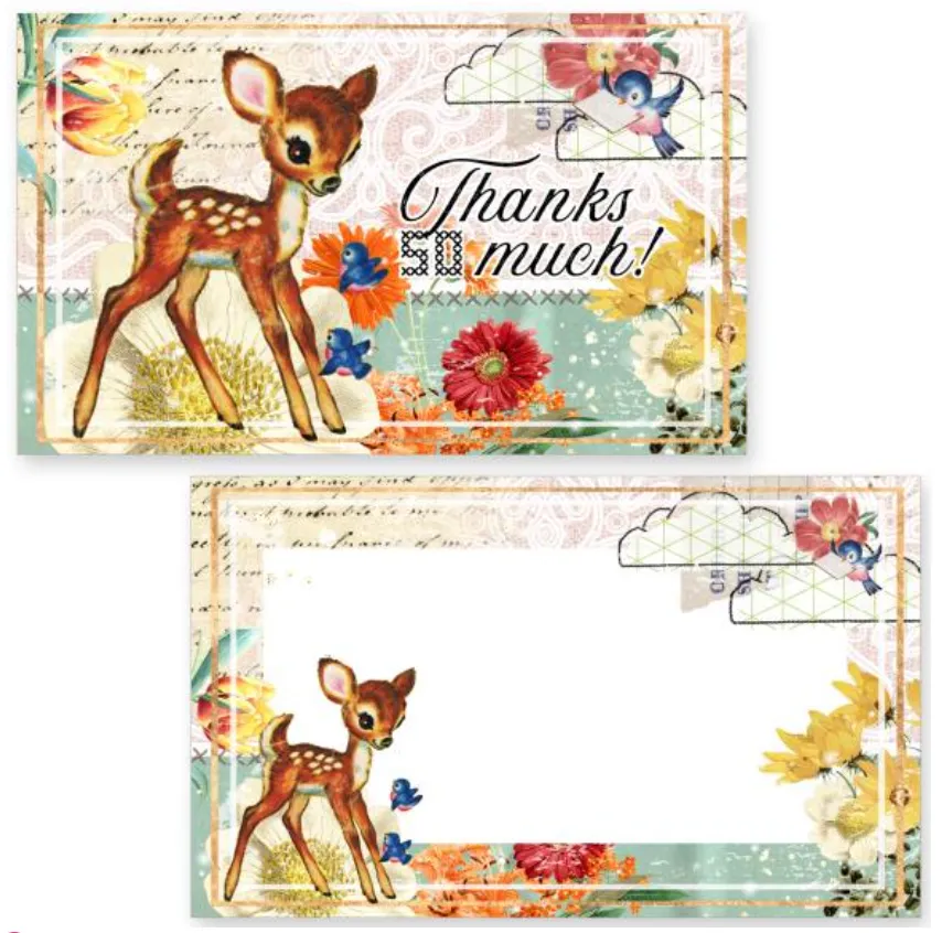 Memory Place My Deer Friend Journal Card Pack