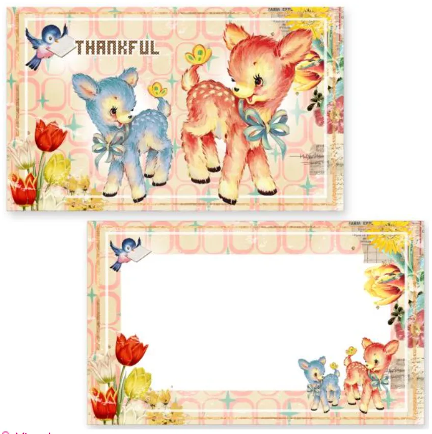 Memory Place My Deer Friend Journal Card Pack