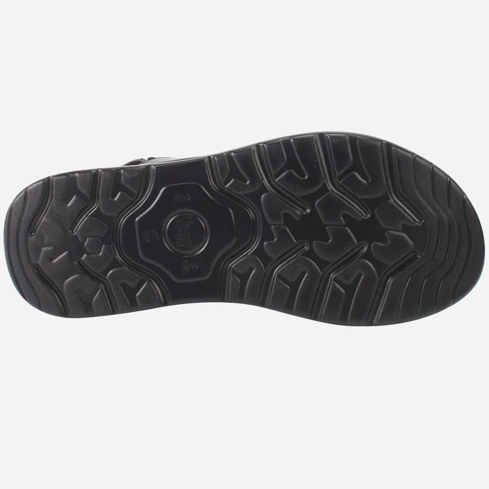 Mens "ALEY" Leather Velcro Everyday Summer Sandals