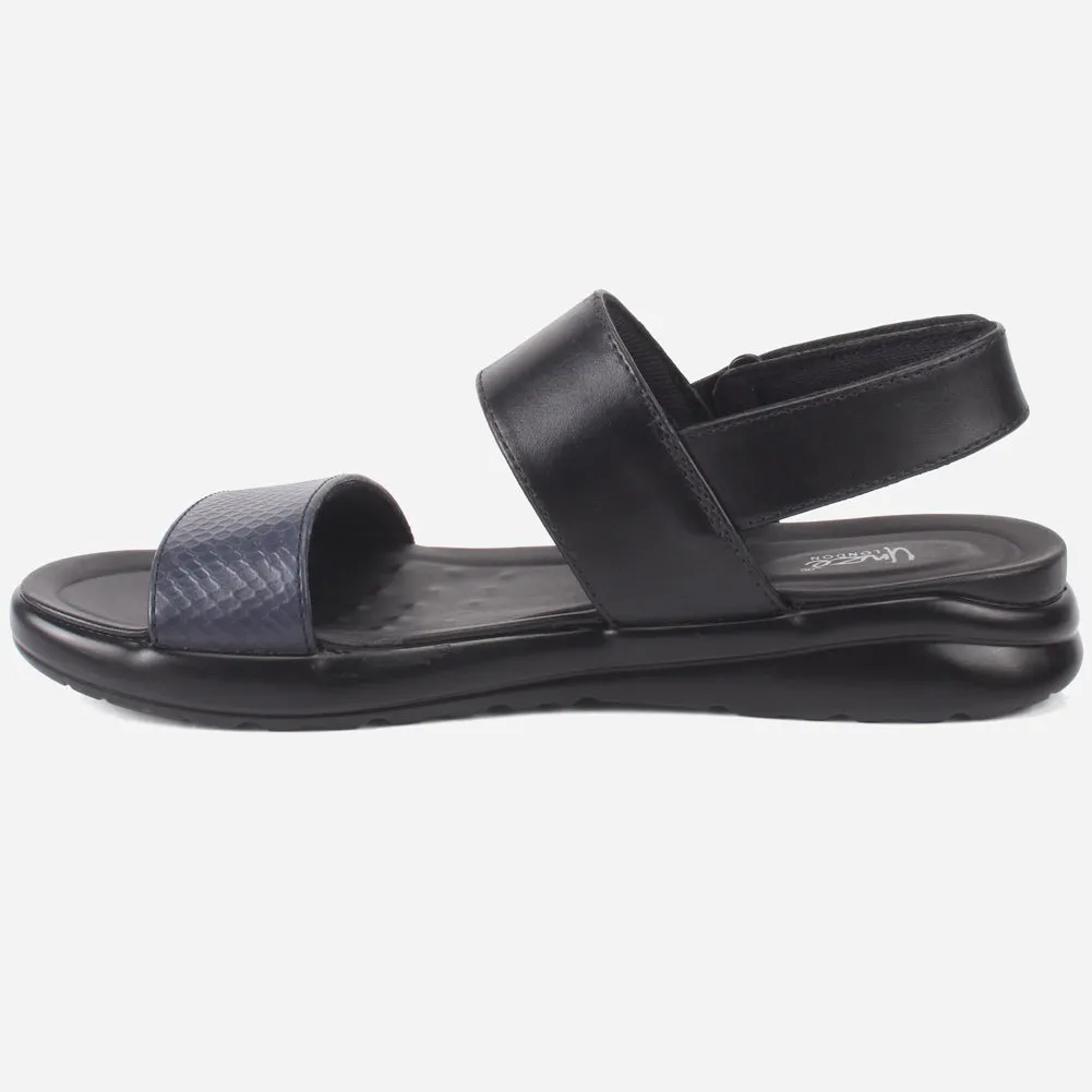 Mens "ALEY" Leather Velcro Everyday Summer Sandals