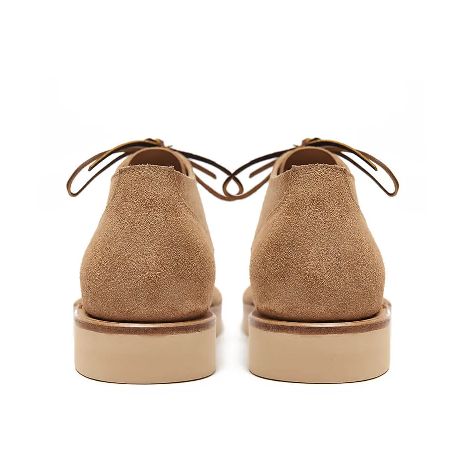 Men's Suede Derby Shoes, 2021 Wedge Sole