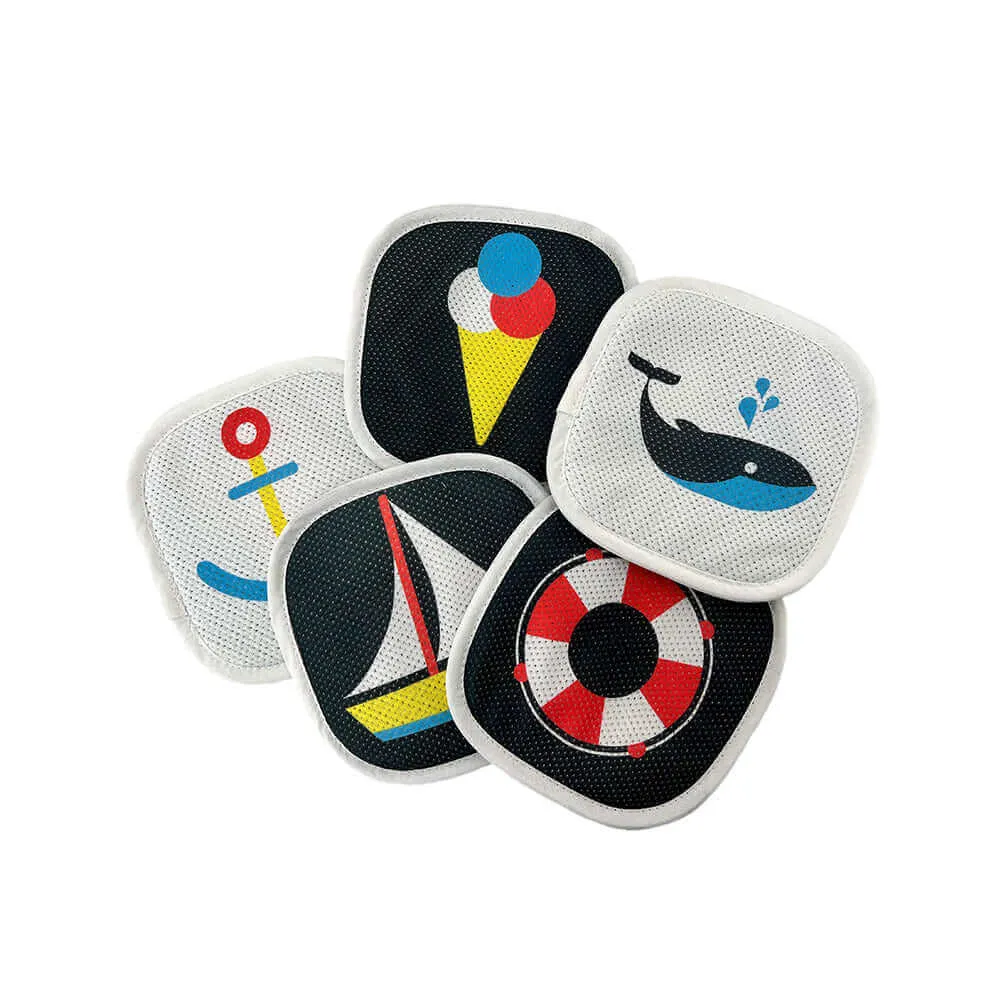 Mimos Smart Flash Card - High-Contrast Montessori Cards for Baby's Visual Training and Dexterity