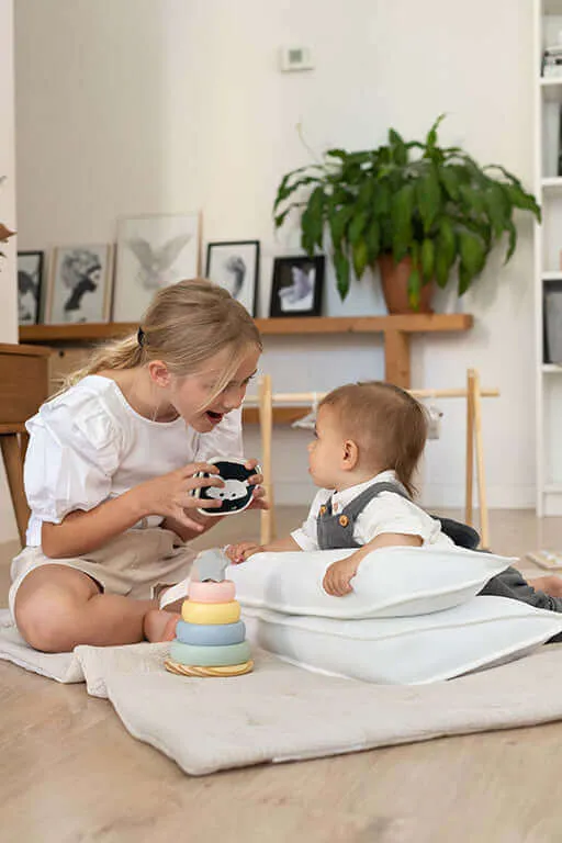 Mimos Smart Flash Card - High-Contrast Montessori Cards for Baby's Visual Training and Dexterity