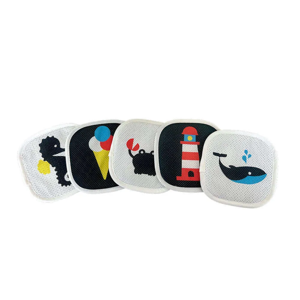 Mimos Smart Flash Card - High-Contrast Montessori Cards for Baby's Visual Training and Dexterity