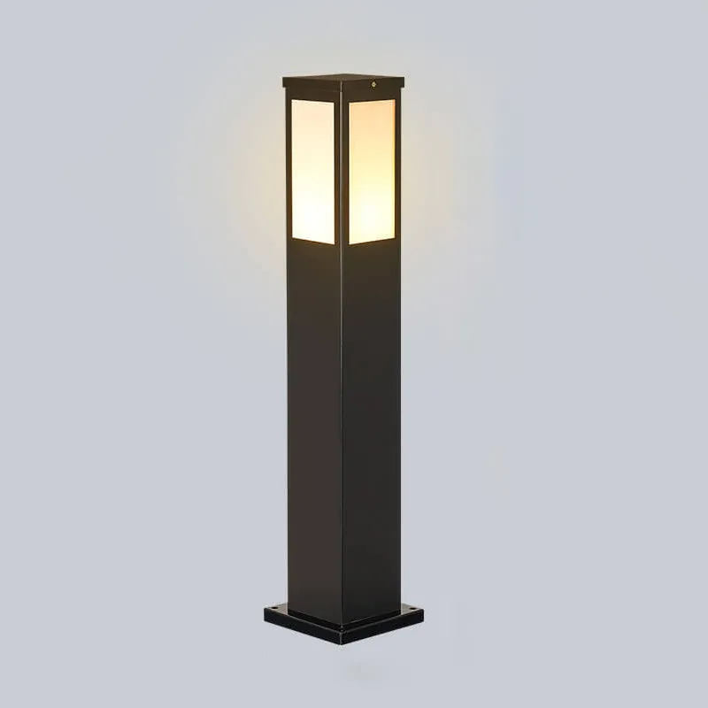 Modern Square LED Bollard Light – Waterproof Outdoor Pathway Lamp