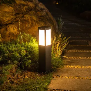 Modern Square LED Bollard Light – Waterproof Outdoor Pathway Lamp