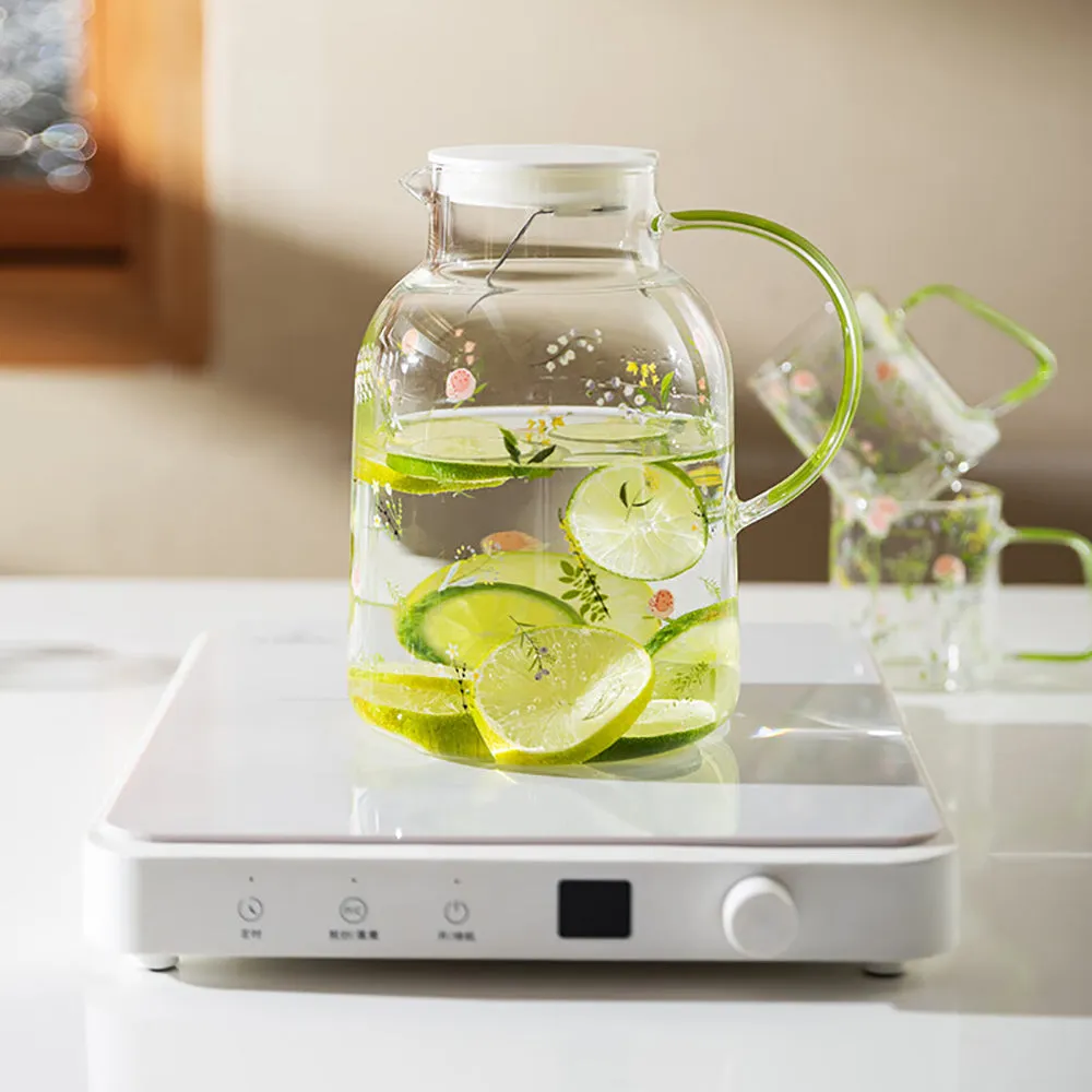 Modern SweetHome High Borosilicate Glass Water Pitcher - 1800ml