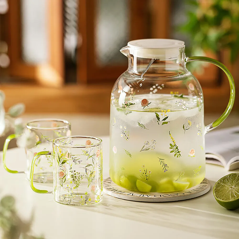 Modern SweetHome High Borosilicate Glass Water Pitcher - 1800ml
