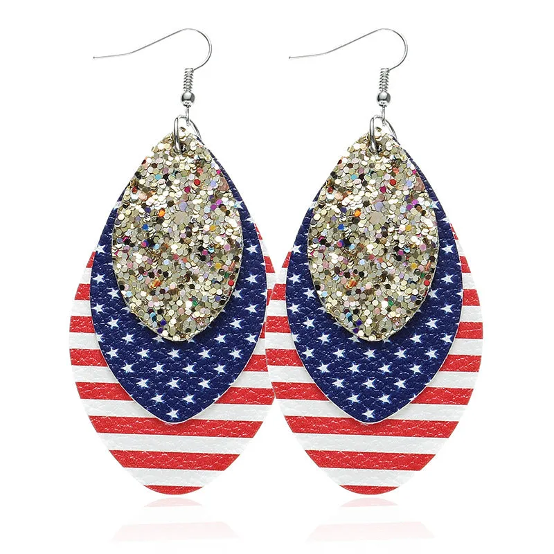 Multi-layer sequin Earrings