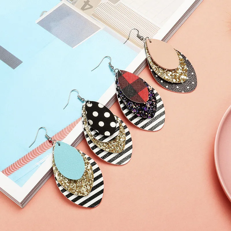 Multi-layer sequin Earrings