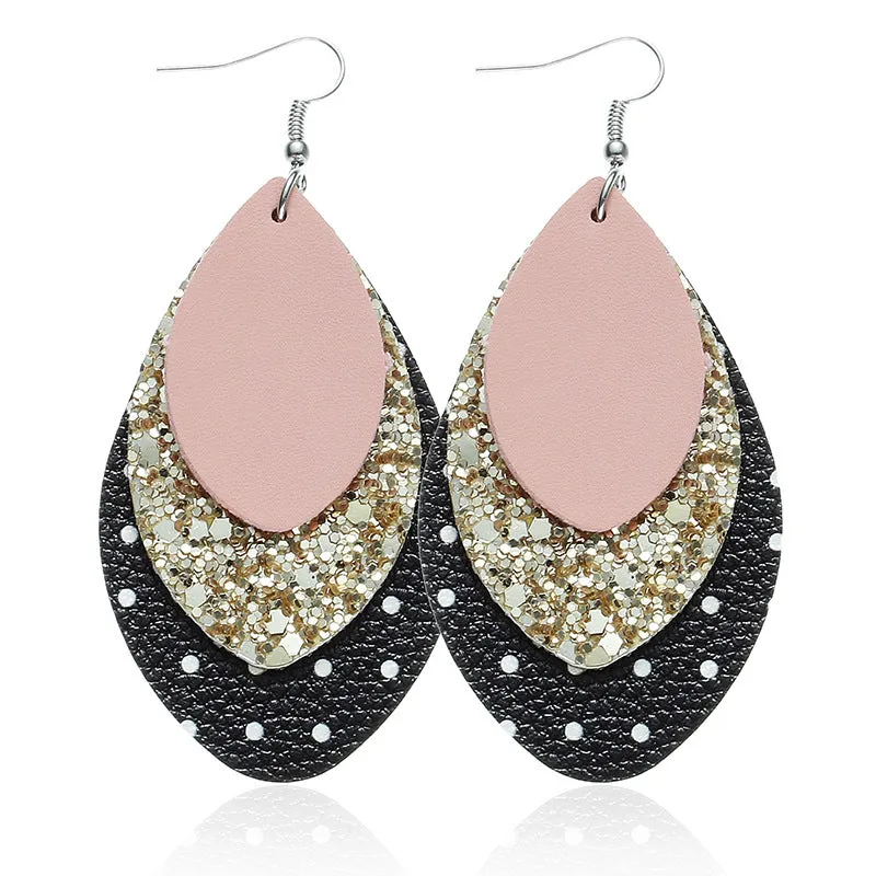 Multi-layer sequin Earrings