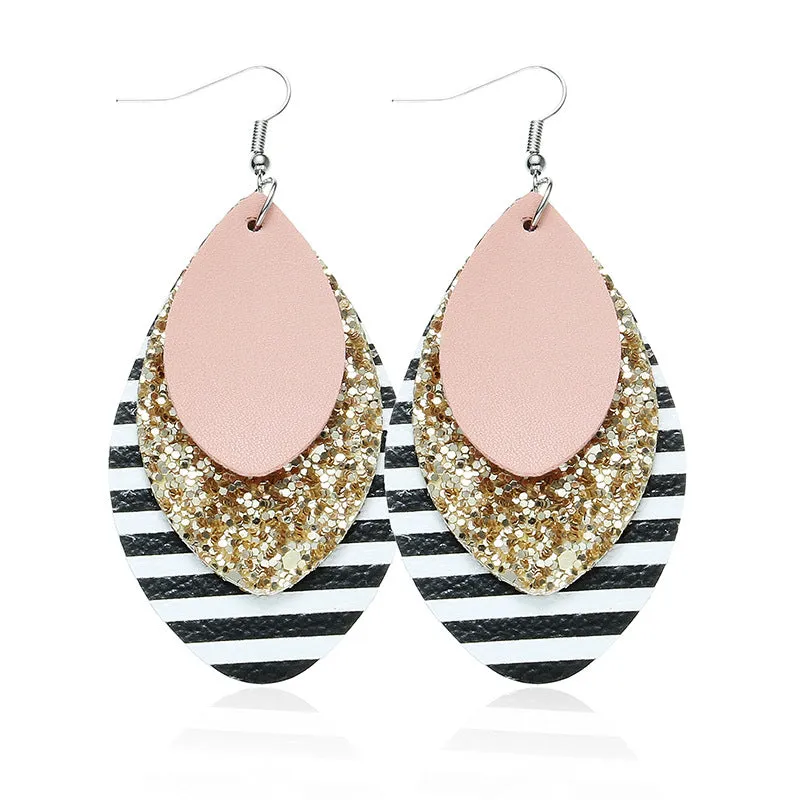 Multi-layer sequin Earrings