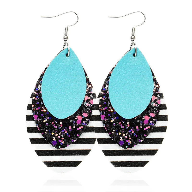 Multi-layer sequin Earrings