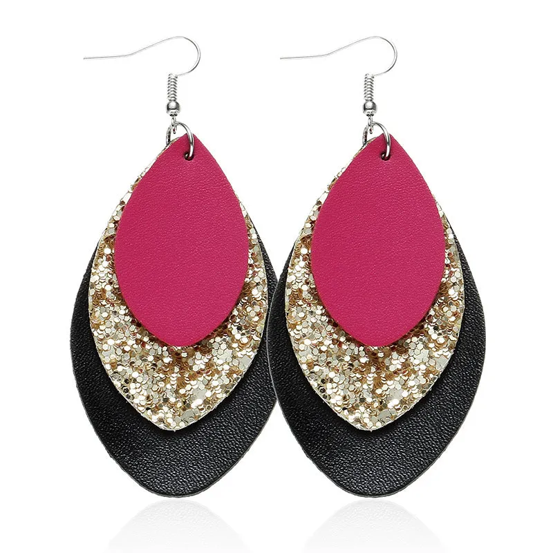 Multi-layer sequin Earrings
