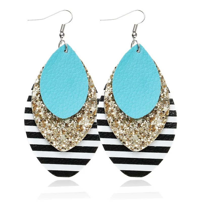Multi-layer sequin Earrings