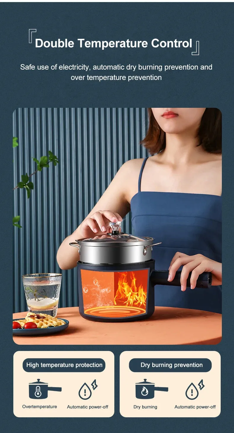 Multifunction Household Electric Rice Cooker with Hot Pot