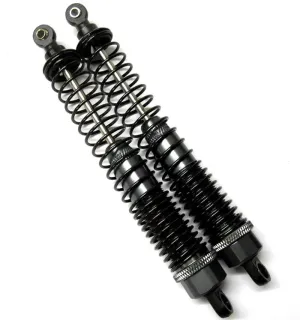 N180007T 1/10 Scale Buggy Shock Absorber Alloy HSP 120mm Long Titanium Colour 2