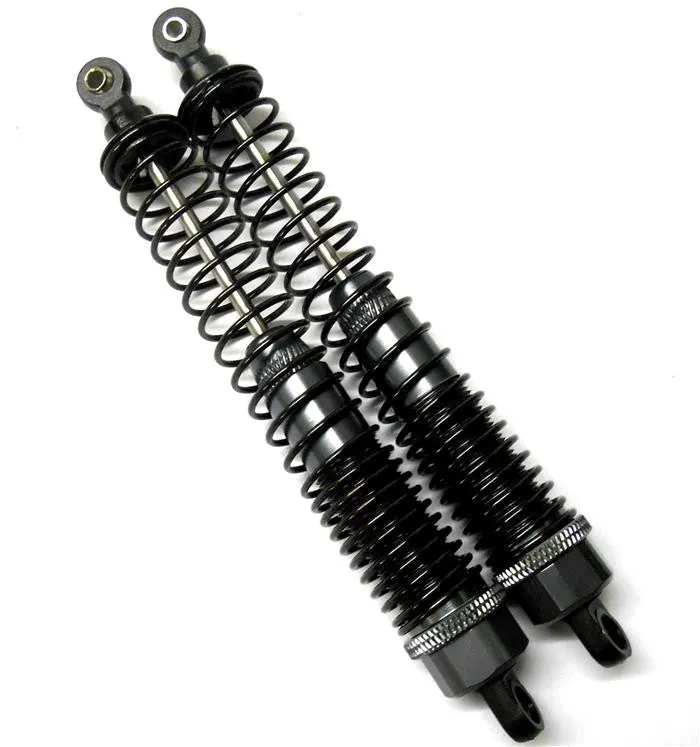 N180007T 1/10 Scale Buggy Shock Absorber Alloy HSP 120mm Long Titanium Colour 2