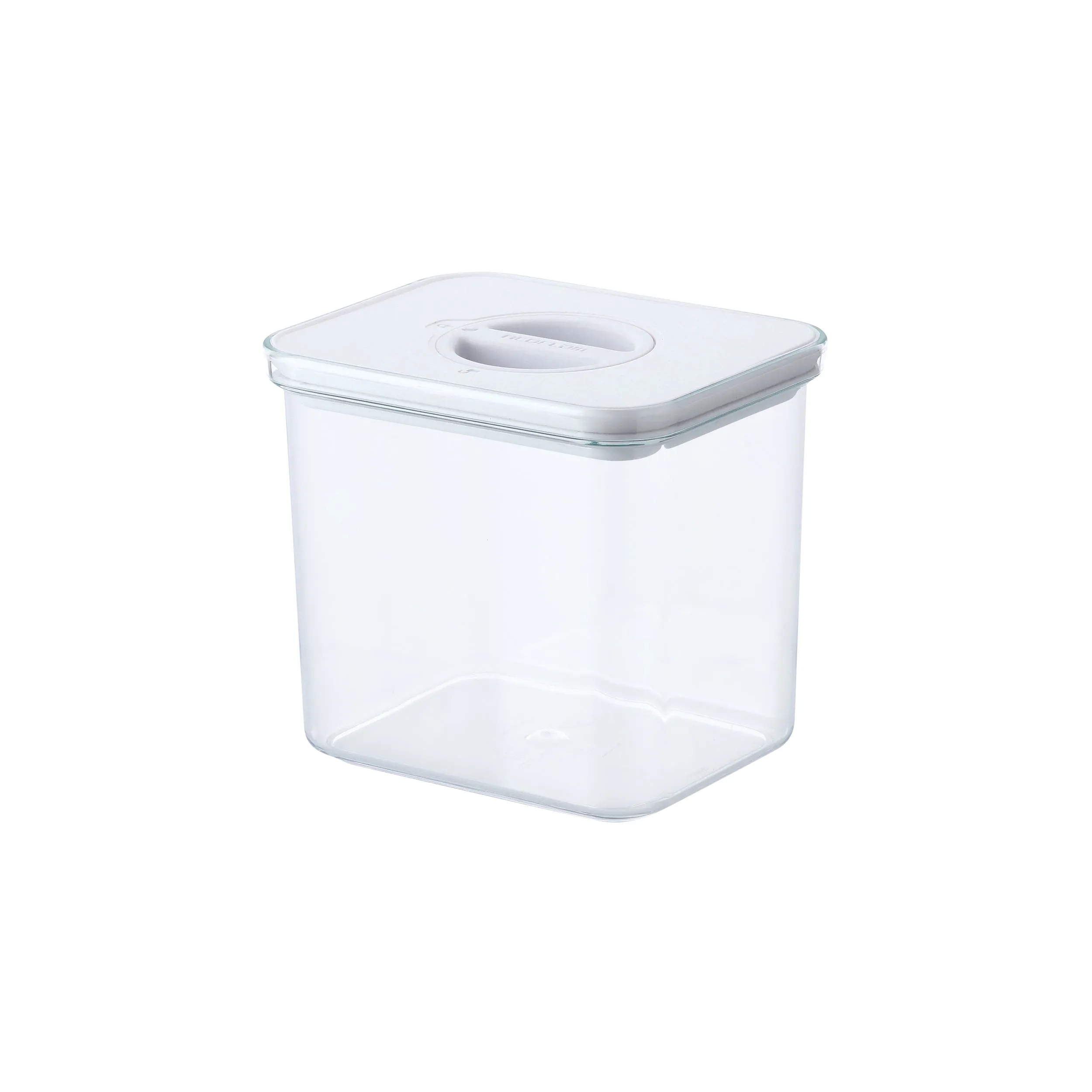 Neoflam Smart Seal - Rectangular 1.9QT (1.8L) White Lid, Food Storage by Neoflam