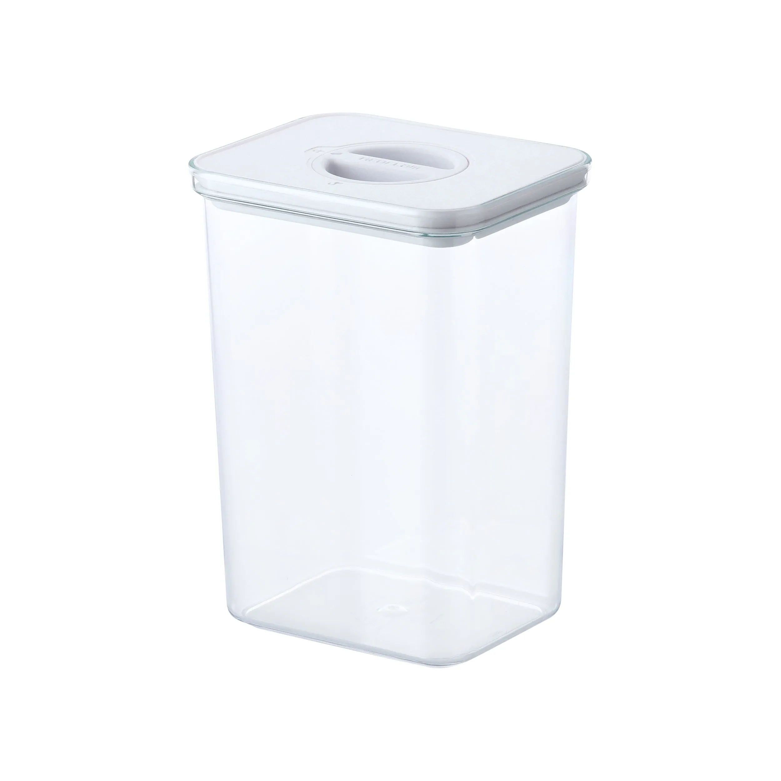 Neoflam Smart Seal - Rectangular 2.9QT (2.7L) White Lid, Food Storage by Neoflam