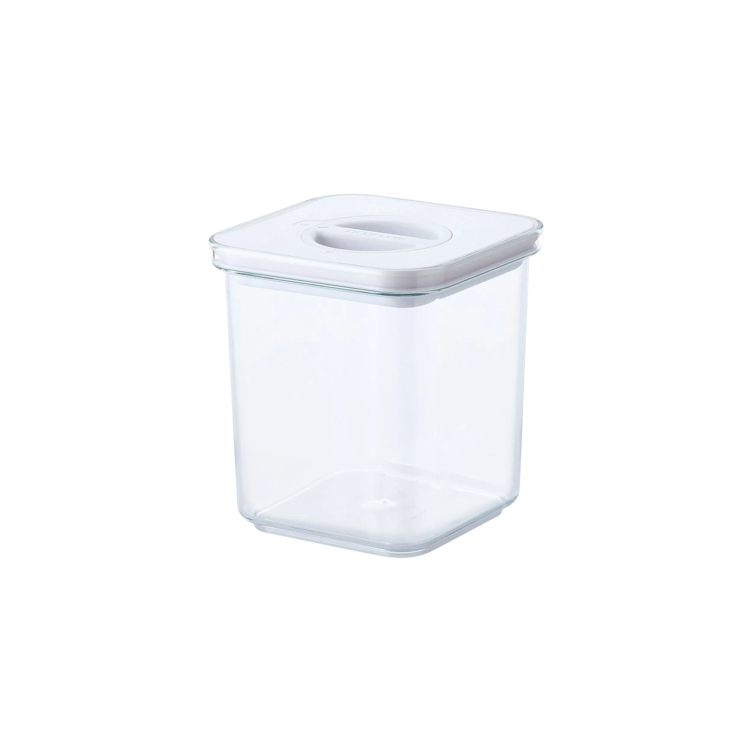 Neoflam Smart Seal - Square 1.4QT (1.35L) w/ White Lid, Food Storage by Neoflam