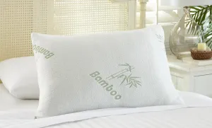 New in bag! Bamboo Home Luxury Bed Pillow! KING! Relieves neck pain, snoring, TMJ, Migraine, Asthma