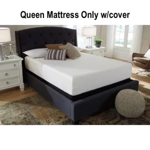 New Sierra Sleep Chime 10 Inch Memory Foam Queen Mattress with cover! Mattress is wrapped in plastic not rolled in a box! Retails $659  Cover on mattress is for 12" mattress that's how it arrived!