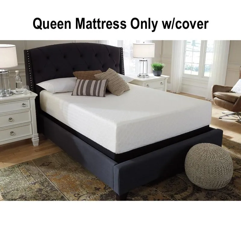 New Sierra Sleep Chime 10 Inch Memory Foam Queen Mattress with cover! Mattress is wrapped in plastic not rolled in a box! Retails $659  Cover on mattress is for 12" mattress that's how it arrived!