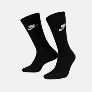 Nike Sportswear Everyday Essential Crew Socks (3 Pairs) - Black/White