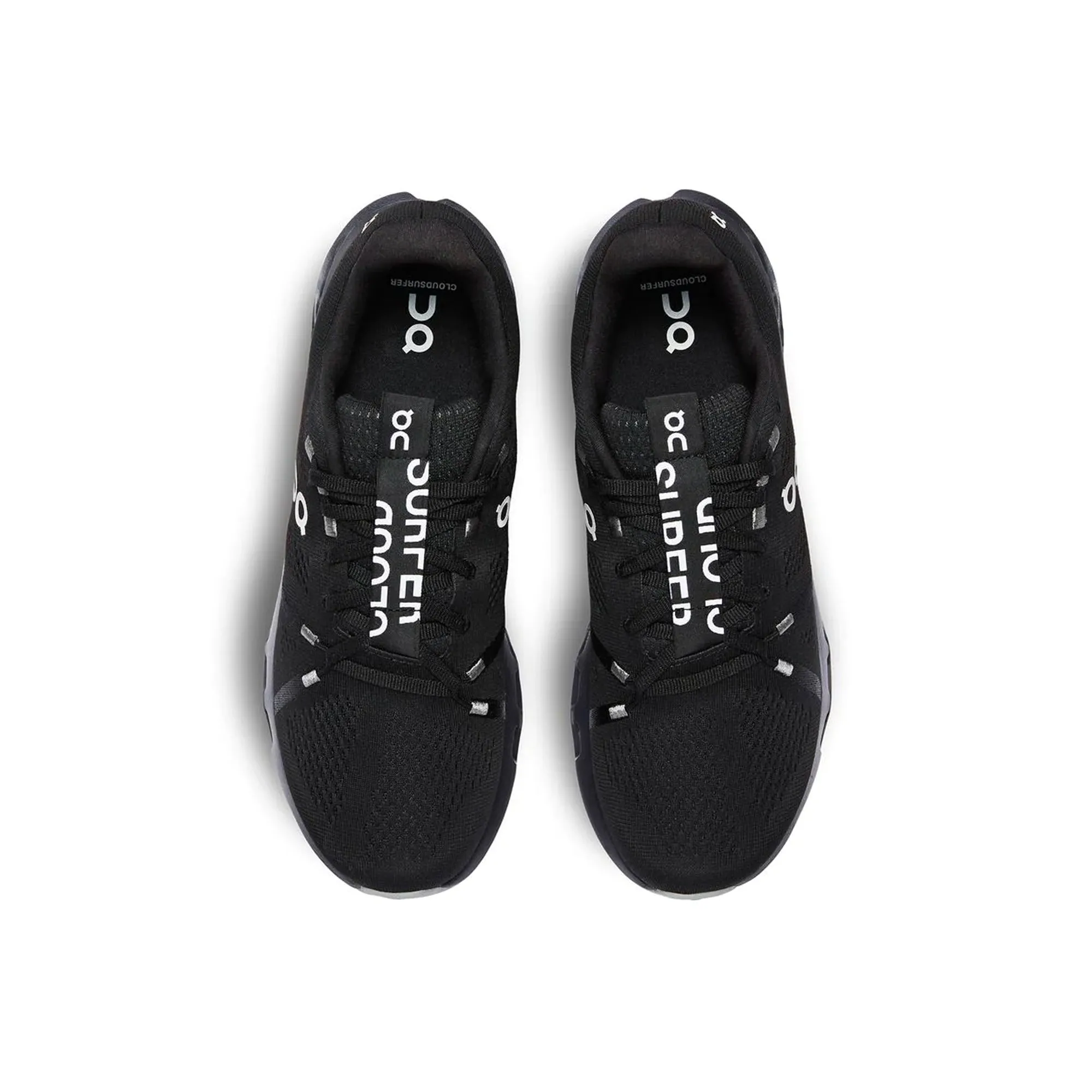 On Womens Cloudsurfer Shoes 'All Black'