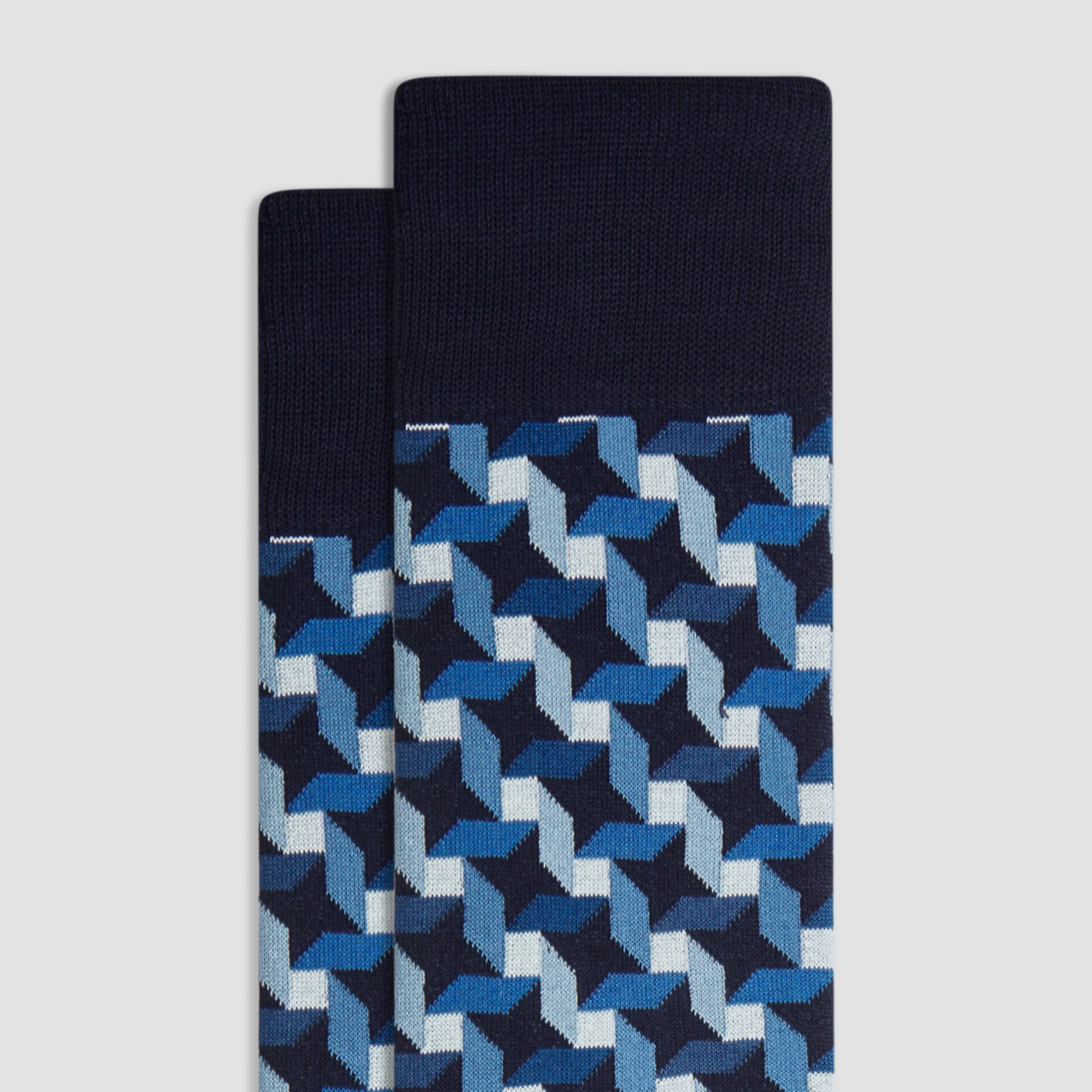 Optical Illusion Mid-Calf Socks