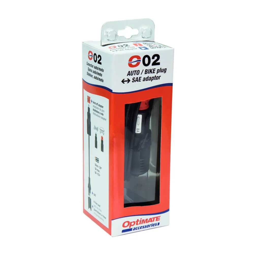 OptiMate SAE to Cigarette Lighter / DIN Plug Lead O2